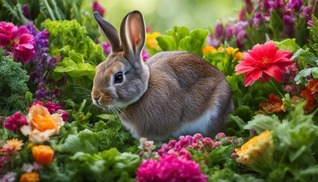 what do wild rabbits eat