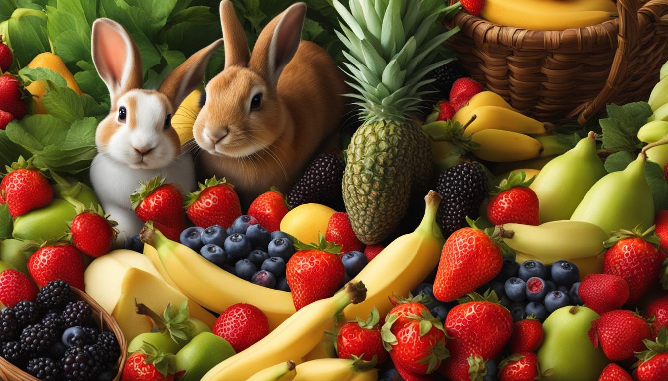 what fruits can rabbits eat