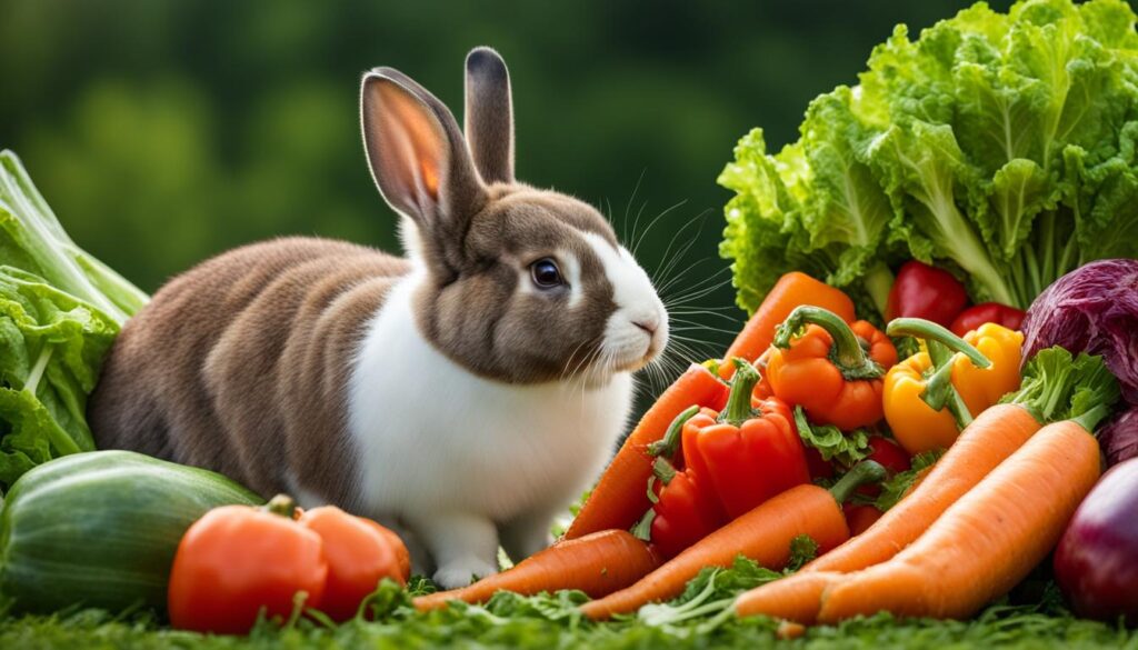 what vegetables can rabbits eat