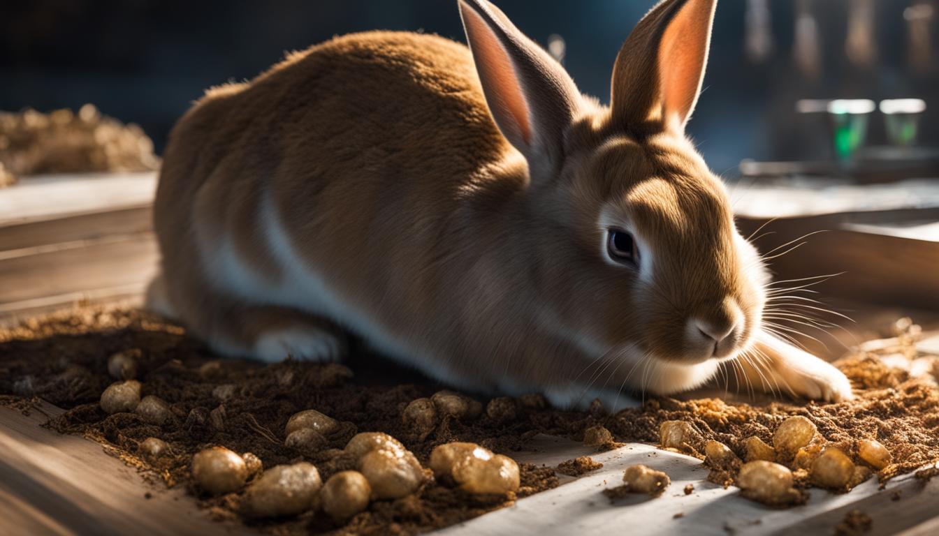 why do rabbits eat their poop